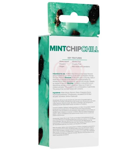 Охлаждающий гель для клитора System JO Mint Chip Chill мятный шоколад 10 мл фото 2
