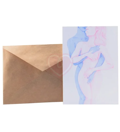 Открытка Нежное объятие фото 3