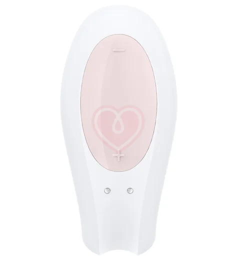 Вибратор для пар с управлением от приложения Satisfyer Double Joy белый фото 3