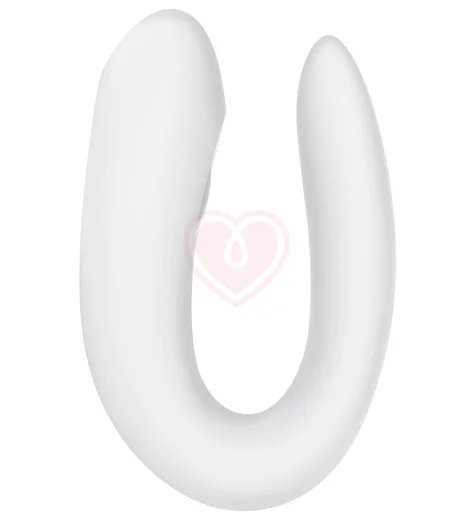 Вибратор для пар с управлением от приложения Satisfyer Double Joy белый фото 5