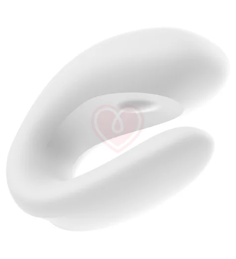 Вибратор для пар с управлением от приложения Satisfyer Double Joy белый фото 6