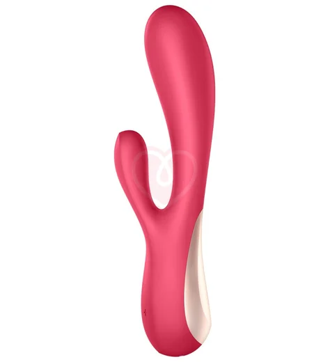 Вибратор со стимулятором клитора Satisfyer Mono Flex с приложением красный фото 2
