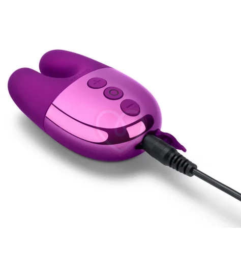 Мини-вибратор с двумя кончиками Le Wand Double Vibe фиолетовый фото 5