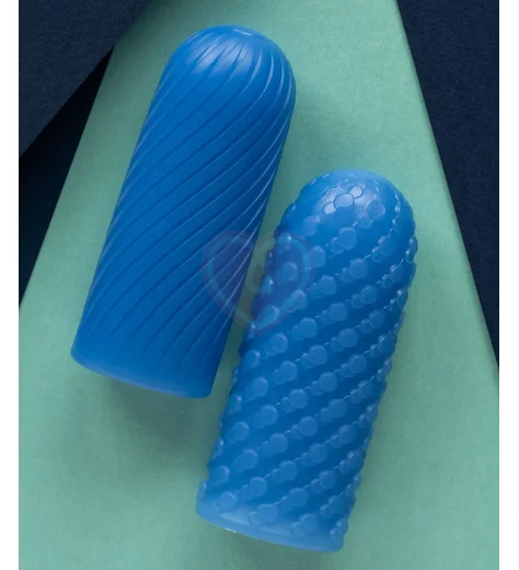 Двухсторонний мастурбатор Arcwave Ghost синий фото 3