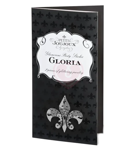 Набор стикеров для груди Petits Joujoux Gloria чёрные фото 2