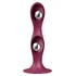 Фаллоимитатор Satisfyer Double Ball-R с внутренними шариками бордовый фото 2