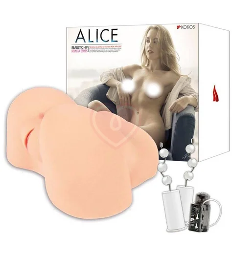 Мастурбатор попка с вагиной и анусом Kokos Alice с вибрацией фото 4