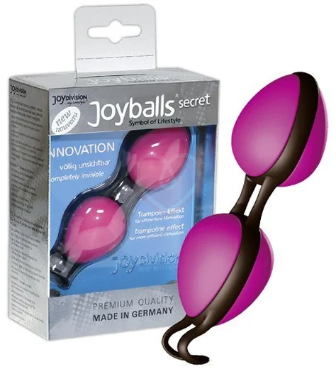 Вагинальные шарики Joyballs Secret розовые фото 2