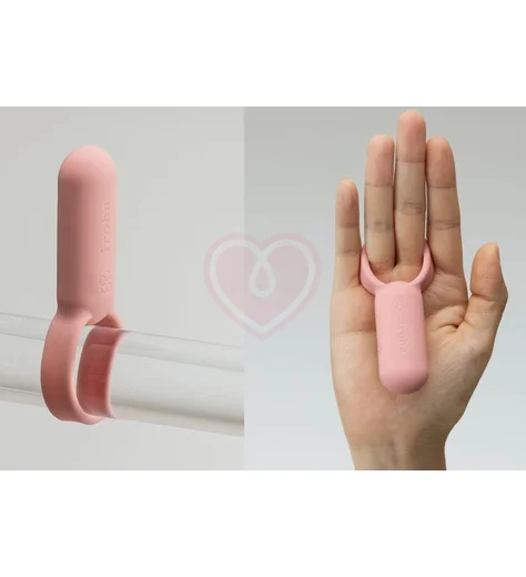 Эрекционное кольцо с клиторальной стимуляцией Iroha SVR Coral Pink розовое фото 2
