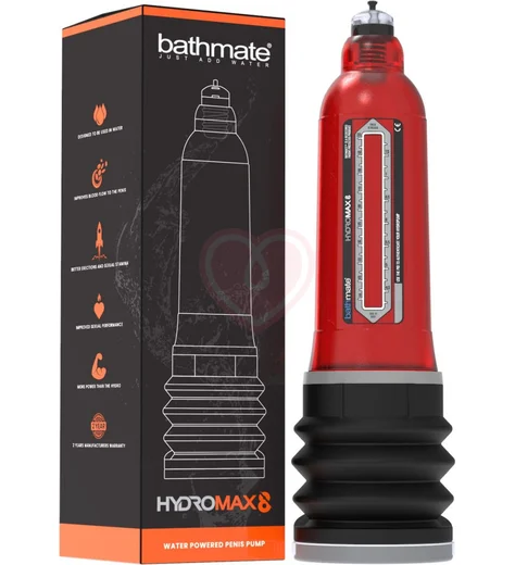Гидропомпа Bathmate Hydromax8 красная фото 2