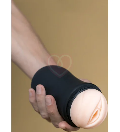 Мастурбатор вагина Girl Solar Men чёрный фото 5