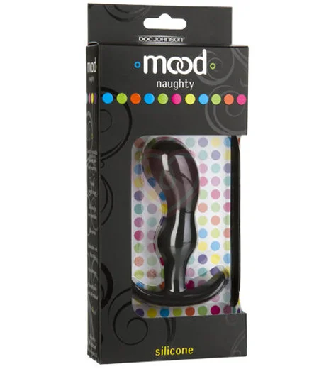 Анальная пробка для ношения Mood Naughty-2 средняя чёрная фото 2