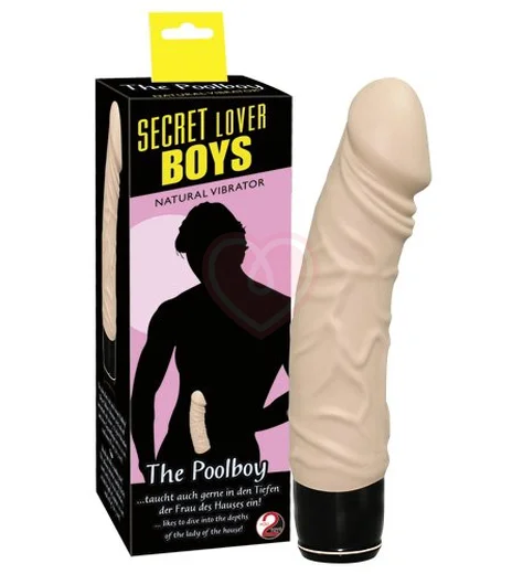 Вибратор-реалистик Secret Lover Boys телесный фото 2