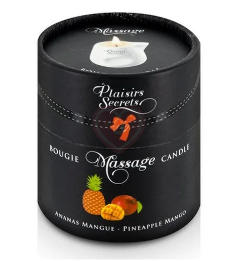 Свеча с массажным маслом Concorde Massage Candle Ананас и манго 80 мл фото 2