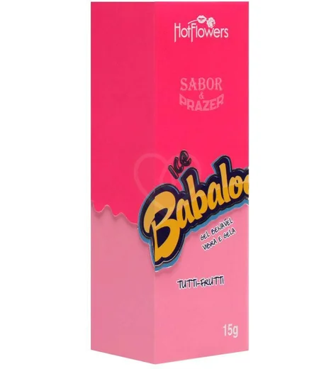 Гель для орального секса с эффектом холодка Ice Babaloo и вкусом тутти-фрутти 15 г фото 2