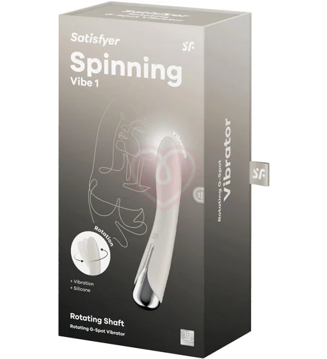 Вибратор с ротацией Satisfyer Spinning Vibe 1 бежевый фото 2