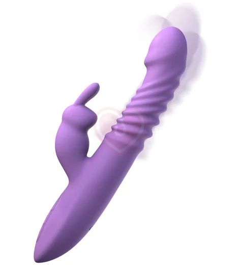 Вибратор-кролик с вращением и нагревом Her Thrusting Rabbit cиреневый фото 5
