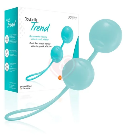 Вагинальные шарики Joyballs Trend матовые мятные фото 2