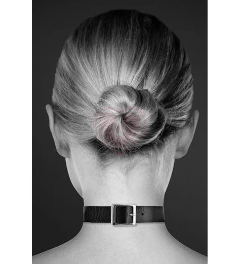 Чокер с колечком Bijoux Pour Toi чёрный фото 2