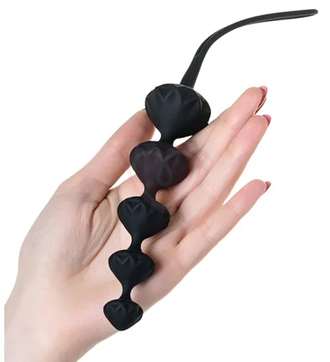 Набор из 2 анальных цепочек Satisfyer Beads чёрный фото 3