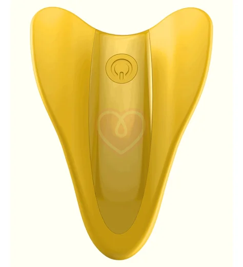 Мини-вибратор для ладони Satisfyer High Fly жёлтый фото 2