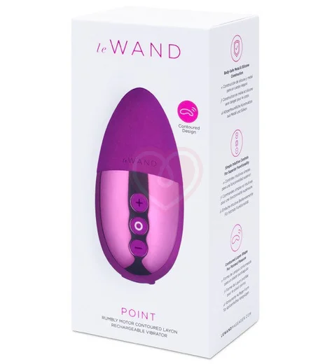 Утяжелённый мини-вибратор Le Wand Point фиолетовый фото 7