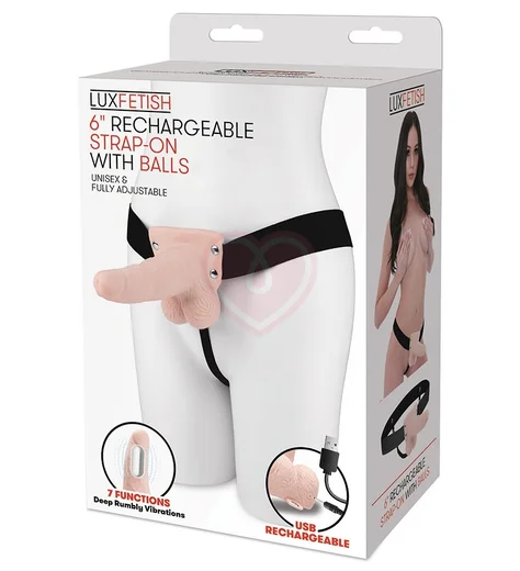 Фаллопротез Lux Fetish с вибрацией телесный 15 см фото 5