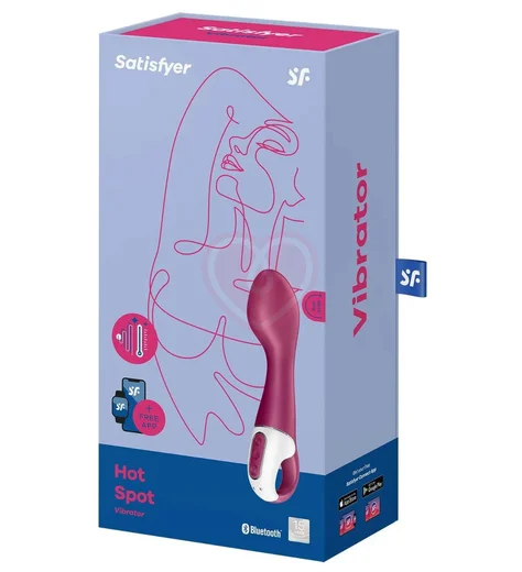 Вибратор Satisfyer Hot Spot для зоны G с функцией нагрева и приложением фото 5