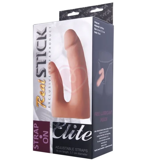 Насадка-фаллоимитатор для двойного проникновения ToyFa SoftSkin фото 2