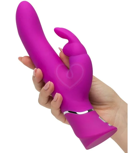 Вибратор с пульсацией Happy Rabbit Curve Thrusting лиловый фото 3