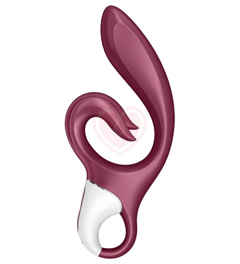 Вибратор с клиторальным стимулятором Satisfyer Love Me бордовый фото 2