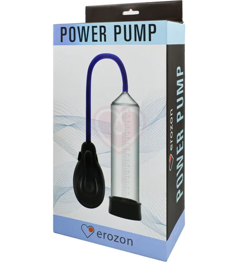Вакуумная помпа с автоматическим насосом Erozon Automatic Penis Pump фото 2