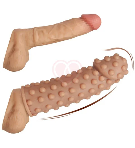 Стимулирующая насадка с бугорками Kokos Extreme Sleeve ES002-M фото 3