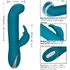 Вибратор-кролик с подвижной головкой Signature Rocking G Rabbit бирюзовый фото 5