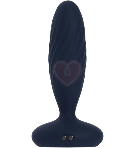 Анальная вибропробка с пульсацией Jordan и пультом управления фото 9