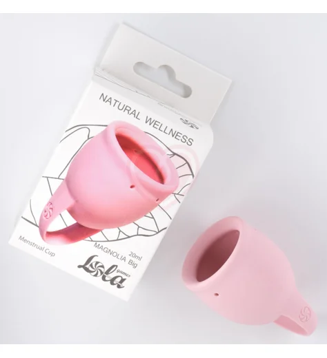 Менструальная чаша Lola Natural Wellness Magnolia 20 мл розовая фото 4