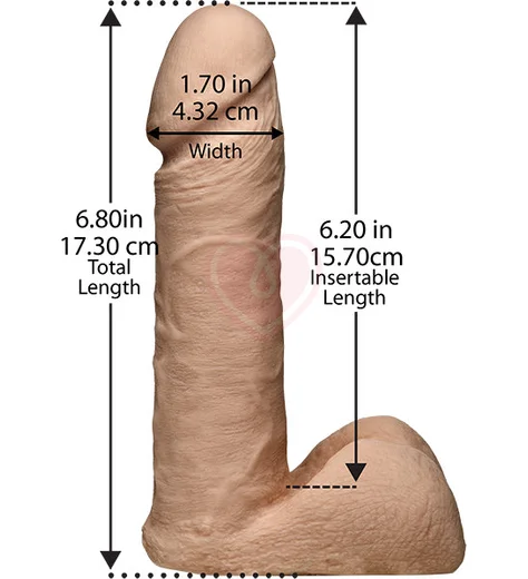 Страпон с реалистичным фаллоимитатором Vac-U-Lock Ultraskyn Cock Ultra Harness 15 см фото 3