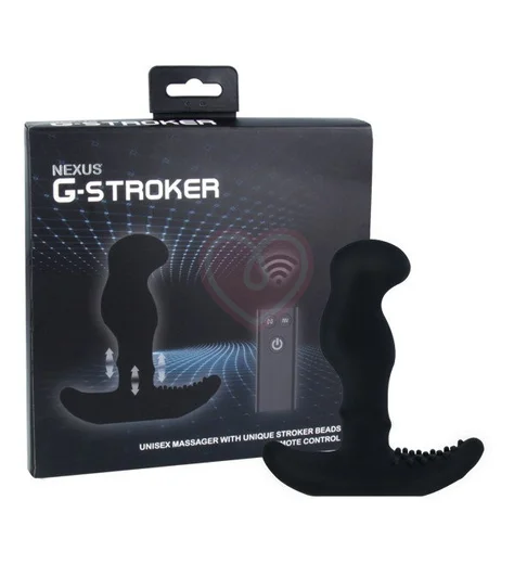 Массажёр простаты Nexus G-Stroker с вибрацией и эффектом римминга чёрный фото 3