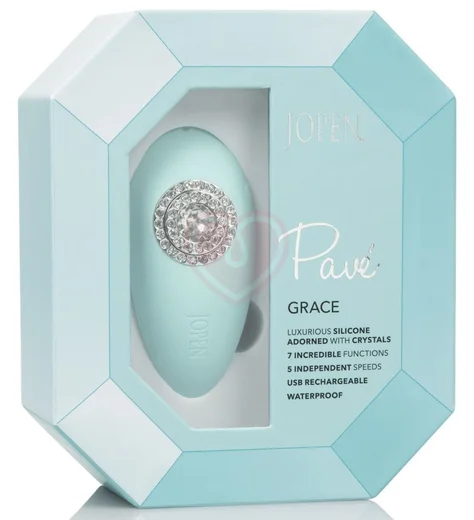 Вибромассажёр Pave Grace бирюзовый фото 4