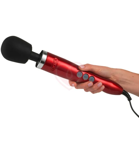 Вибромассажёр в алюминиевом корпусе Doxy Die Cast красный фото 3