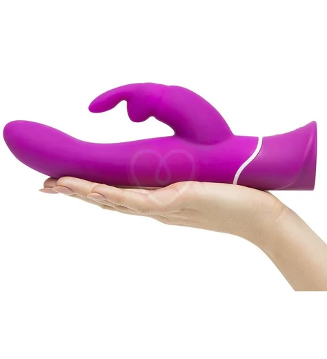 Вибратор с клиторальным стимулятором Happy Rabbit Curve фиолетовый фото 3