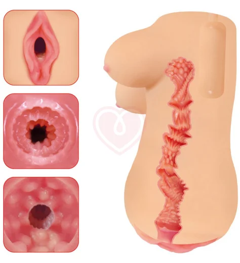 Мастурбатор вагина в форме женского тела Kokos Clara Onahole телесный фото 5