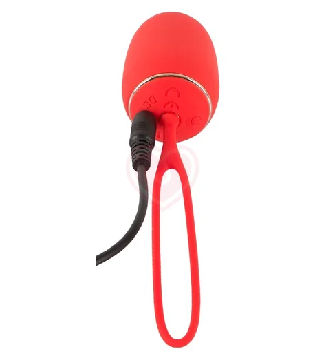 Виброяйцо с пультом управления Sweet Smile красное фото 4