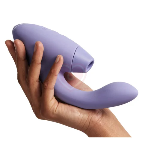 Вибратор с бесконтактной стимуляцией клитора Womanizer DUO 2 сиреневый фото 2