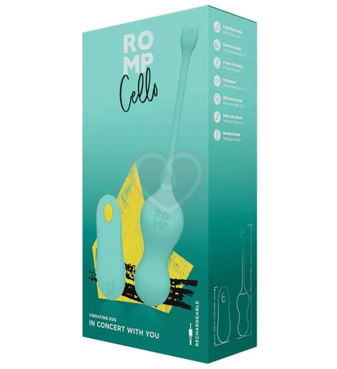 Виброяйцо Romp Cello с пультом управления фото 6