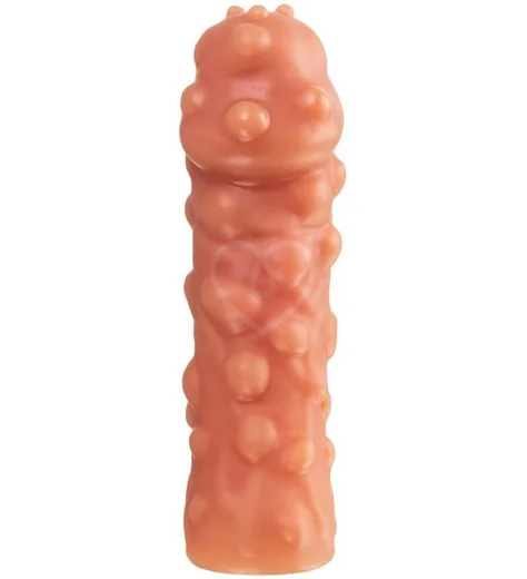 Стимулирующая насадка с бугоркам Kokos Penis Sleeve PS003-L фото 3