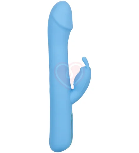 Вибратор-кролик с ротацией Elite Rotating Rabbit голубой фото 3