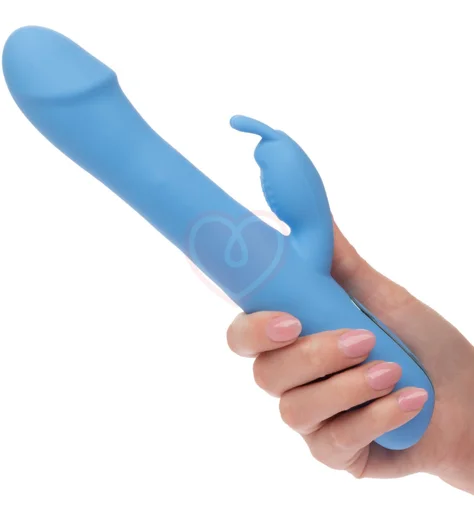 Вибратор-кролик с ротацией Elite Rotating Rabbit голубой фото 4