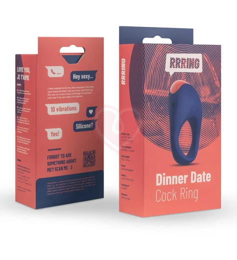 Эрекционное кольцо с вибрацией Rrring Dinner Date фото 4