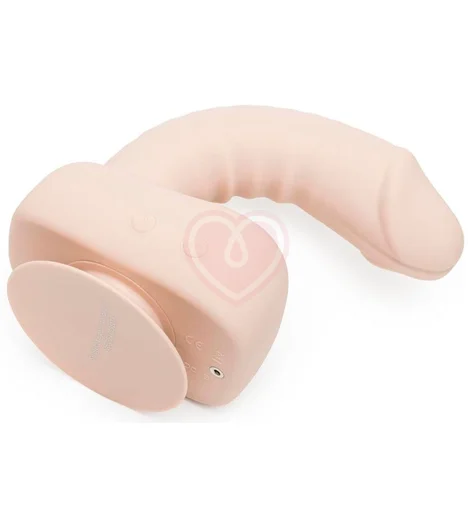 Вибратор с дистанционным управлением Uprize Realistic Dildo 21 см телесный фото 3